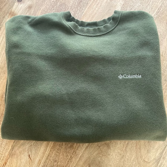 Columbia sweatshirt green size large - Picture 2 of 4
